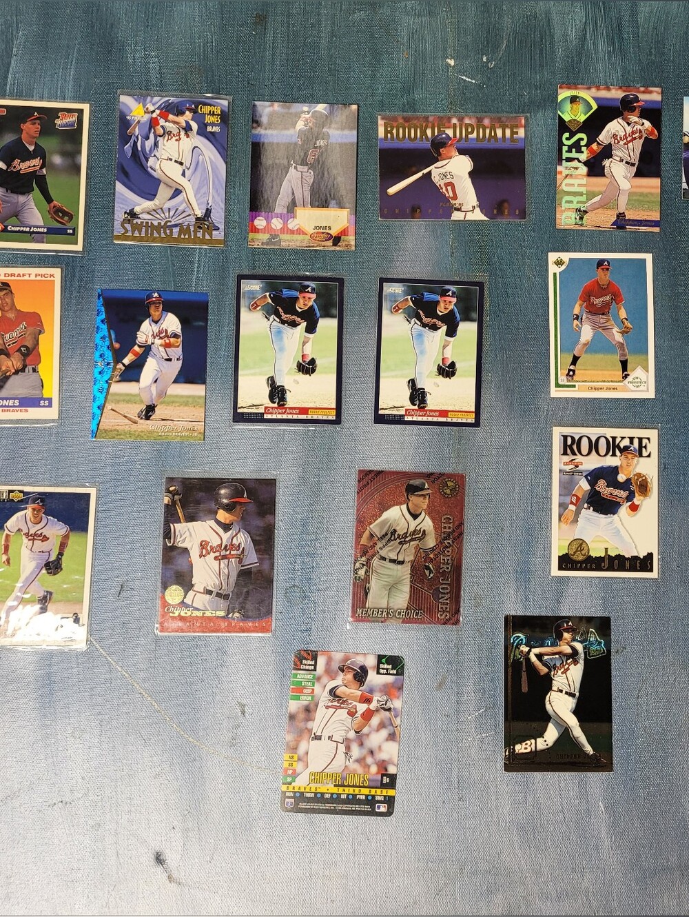 Chipper Jones Baseball Card Lot